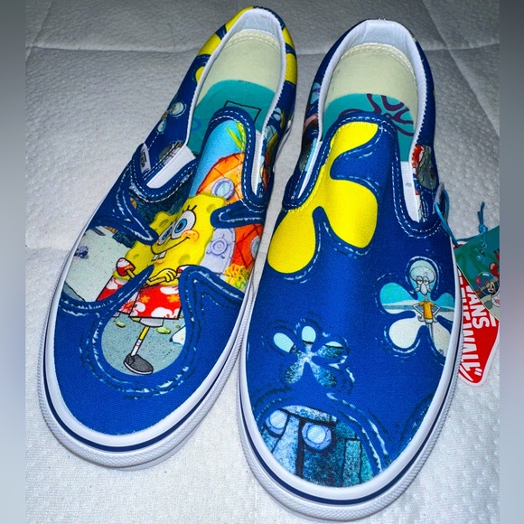 SpongeBob SquarePants x Vans Classic Slip On - Picture 1 of 5